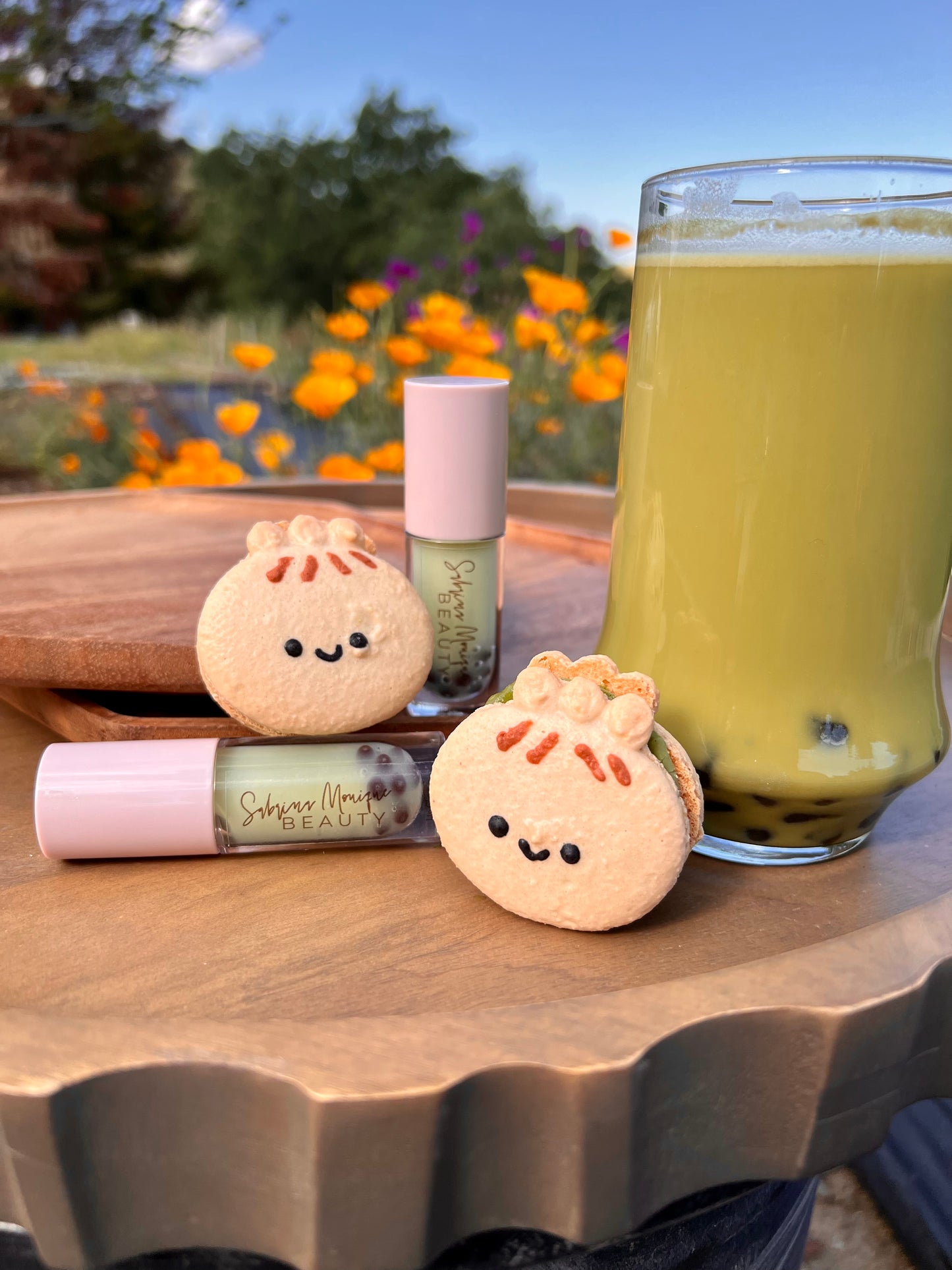 Matcha boba gloss