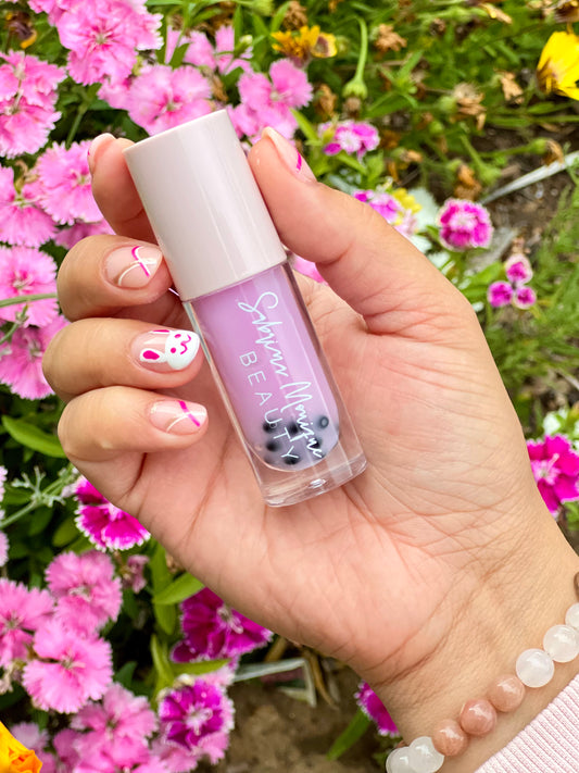 Taro boba gloss